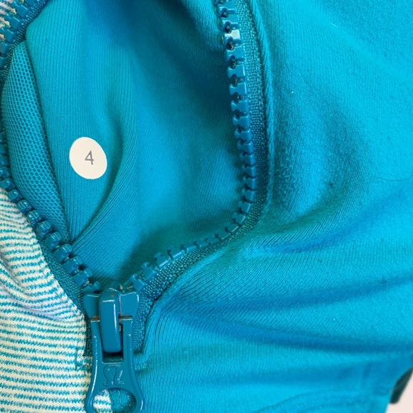 Lululemon Define Jacket Blue Surge Wee Striped 4 - Picture 7 of 9